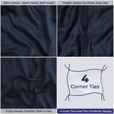 American Soft Linen Luxury 100% Cotton Sateen Weave Duvet Cover Set, Wholesale Bedding Sets