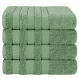Salem 4 Piece 100% Cotton Luxury Turkish Bath Towel Sets