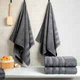 Salem 4 Piece 100% Cotton Luxury Turkish Bath Towel Sets