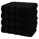 Salem 4 Piece 100% Cotton Luxury Turkish Bath Towel Sets