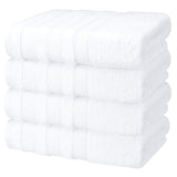 Salem 4 Piece 100% Cotton Luxury Turkish Bath Towel Sets
