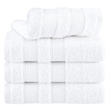 Salem 4 Piece 100% Cotton Luxury Turkish Hand Towel Sets