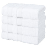 Salem 4 Piece 100% Cotton Luxury Turkish Hand Towel Sets