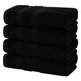 Salem 4 Piece 100% Cotton Luxury Turkish Hand Towel Sets - Wholesale hand towels