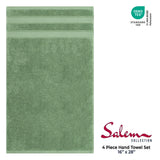 Salem 4 Piece 100% Cotton Luxury Turkish Hand Towel Sets - Wholesale hand towels