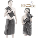 American Soft Linen Sense Collection 100% Micro Cotton Premium 6 Piece Towel Set, 600 GSM Ultra Soft and Plush Towels for Bathroom