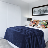 American Soft Linen Bedding Fleece Blanket Wholesale