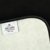 American Soft Linen Fluffy Foamed Bath Rug, 21x32 inches Bath Rugs for Bathroom, 100% Polyester Upper Fluffy Surface and Grip Enhanced Base - 18 Set Case Pack