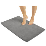 American Soft Linen Fluffy Foamed Bath Rug, 21x32 inches Bath Rugs for Bathroom, 100% Polyester Upper Fluffy Surface and Grip Enhanced Base - 18 Set Case Pack