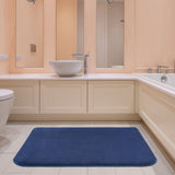 American Soft Linen Fluffy Foamed Bath Rug, 21x32 inches Bath Rugs for Bathroom, 100% Polyester Upper Fluffy Surface and Grip Enhanced Base - 18 Set Case Pack