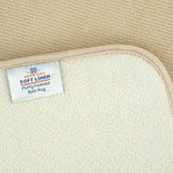 American Soft Linen Fluffy Foamed Bath Rug, 21x32 inches Bath Rugs for Bathroom, 100% Polyester Upper Fluffy Surface and Grip Enhanced Base - 18 Set Case Pack