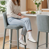 Anderson 26.5" Modern Upholstered Counter Stool (Set of 2)