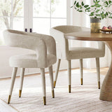 Anna Modern Upholstered Dining Chairs with Arm (Set of 6)