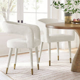 Anna Modern Upholstered Dining Chairs with Arm (Set of 6)