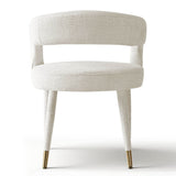 Anna Modern Upholstered Dining Chairs with Arm (Set of 6)