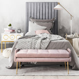 Eileen Velvet Bench
