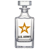 Army Whiskey Decanter Gift Set | 730mL Decanter 2 Whiskey Glass