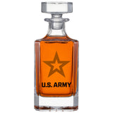 Army Whiskey Decanter Gift Set | 730mL Decanter 2 Whiskey Glass