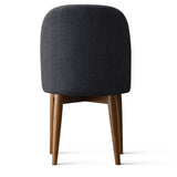 Athena Linen Upholstered Solid Wood Dining Chairs (Set of 4)