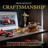 F1 Racecar Whiskey Decanter - 8.12OZ - Scotch, Bourbon, Liquor Decanter