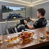 F1 Racecar Whiskey Decanter - 8.12OZ - Scotch, Bourbon, Liquor Decanter