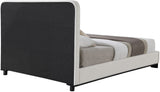 Nolita Bed - Luxurious Linen Textured Fabric Design with Solid Wood Base for a Stylish Bedroom Upgrade