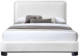 Nolita Bed - Luxurious Linen Textured Fabric Design with Solid Wood Base for a Stylish Bedroom Upgrade