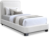 Nolita Bed - Luxurious Linen Textured Fabric Design with Solid Wood Base for a Stylish Bedroom Upgrade