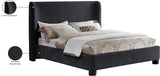 Penny Full Bed - Luxurious Upholstered Bed with Curved Headboard for Elegant Bedroom Decor Upgrade