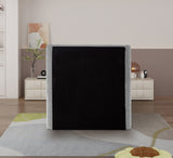 Penny Twin Bed - Elegant Upholstered Bed with Curved Headboard for Stylish Bedroom Decor Upgrade