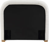 Vaughn Cream Boucle Bed – Cozy, Contemporary Design with Natural Wood Base for Ultimate Comfort