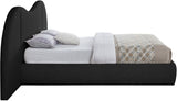 Everest Boucle Fabric Bed: Luxurious Contemporary Design with Removable Panels for Adaptable Comfort