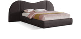 Everest Boucle Fabric Bed: Luxurious Contemporary Design with Removable Panels for Adaptable Comfort