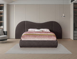 Everest Boucle Fabric Bed: Luxurious Contemporary Design with Removable Panels for Adaptable Comfort