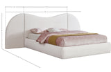 Everest Boucle Fabric Bed: Luxurious Contemporary Design with Removable Panels for Adaptable Comfort