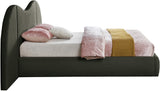 Everest Boucle Fabric Bed: Luxurious Contemporary Design with Removable Panels for Adaptable Comfort
