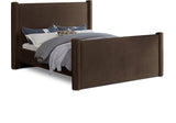 Elias Velvet King Bed – Elegant Contemporary Design with Solid Wood Frame for Modern Bedrooms Decor
