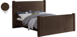 Elias Velvet Queen Bed – Stylish Modern Design with Solid Wood Frame for Ultimate Bedroom Elegance