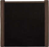 Elias Velvet Twin Bed - Elegant Minimalist Design with Solid Wood Frame for Contemporary Bedrooms