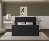 Elias Velvet King Bed – Elegant Contemporary Design with Solid Wood Frame for Modern Bedrooms Decor