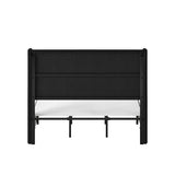 Mavis Upholstered KingBed BLACK