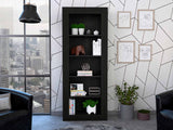 Tuhome Andina Bookcase with Vertical Design, Five Open Shelves, Modern and Elegant Storage Solution for Living Room, Office, or Bedroom