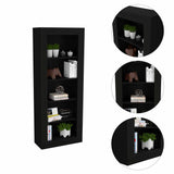 Tuhome Andina Bookcase with Vertical Design, Five Open Shelves, Modern and Elegant Storage Solution for Living Room, Office, or Bedroom