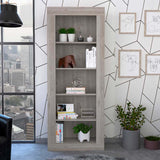 Tuhome Andina Bookcase with Vertical Design, Five Open Shelves, Modern and Elegant Storage Solution for Living Room, Office, or Bedroom