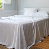 Bamboo Bed Sheet Set - White