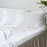 Bamboo Bed Sheet Set - White