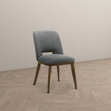 Blaken Dark Grey Fabric Dining Chair (Set Of 2)