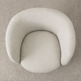 Bloom Upholstered Swivel Barrel Accent Chair (1-Piece)