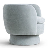Bloom Upholstered Swivel Barrel Accent Chair (1-Piece)