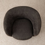 Bloom Upholstered Swivel Barrel Accent Chair (1-Piece)